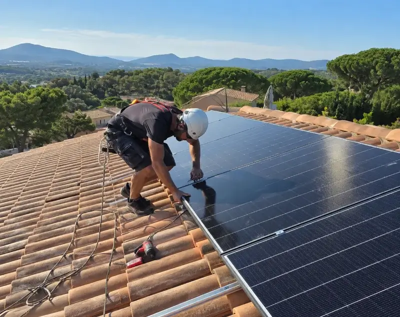 Installateur panneaux solaires Saint-Étienne-la-Varenne — pose photovoltaïque sur toiture